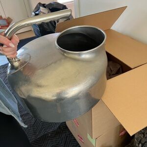 Perfection Large Stainless Silver Milking Vessel